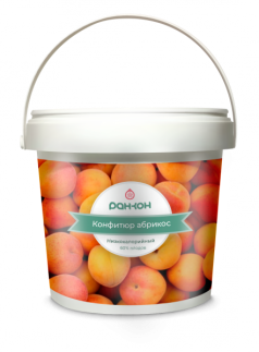 Низкокалорийный абрикосовый конфитюр (60%плодов)